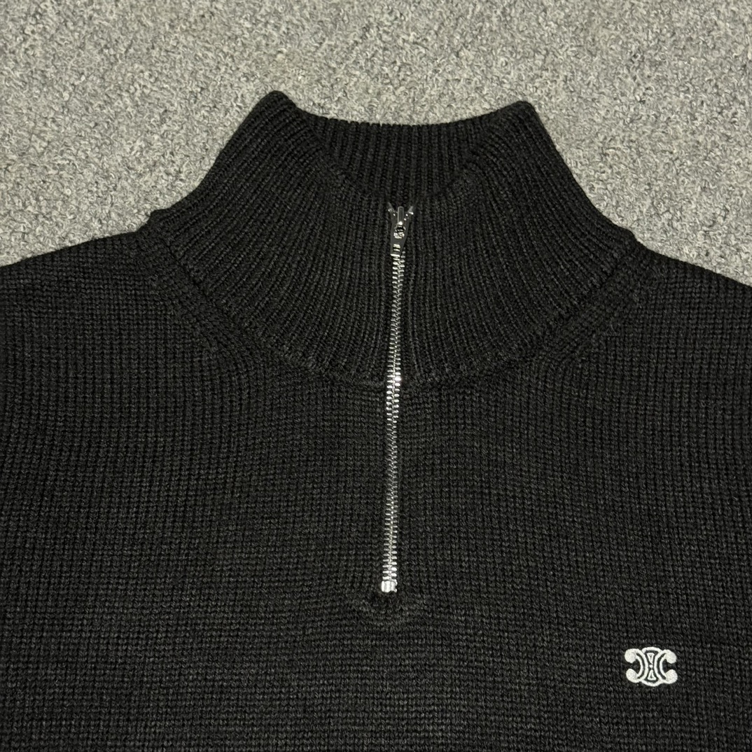 CELINE Loose Celine Sweatshirt / Cotton Fleece 