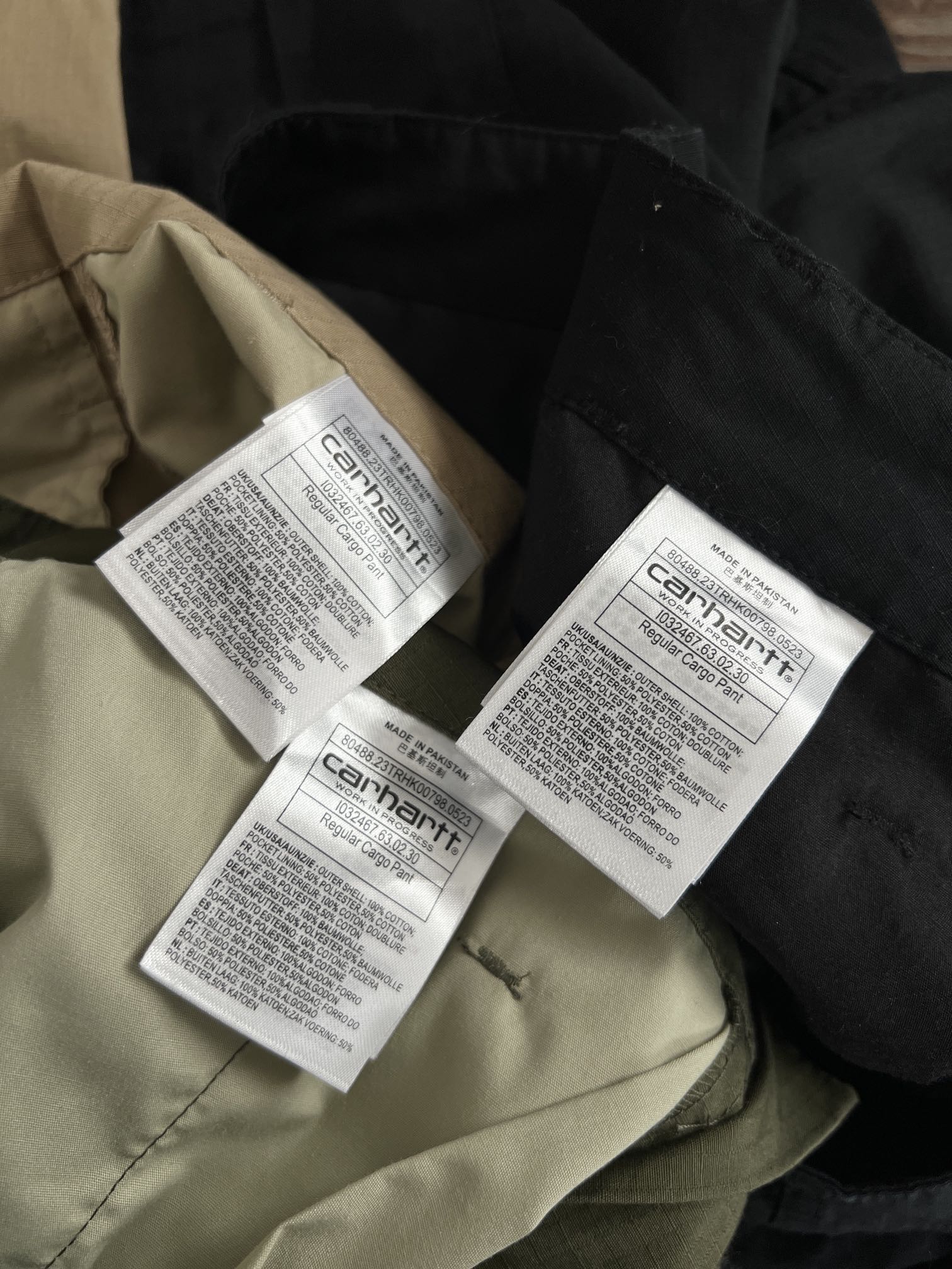 Carhartt FW24 "Regular Cargo" trousers（I032467-2BQ-02）