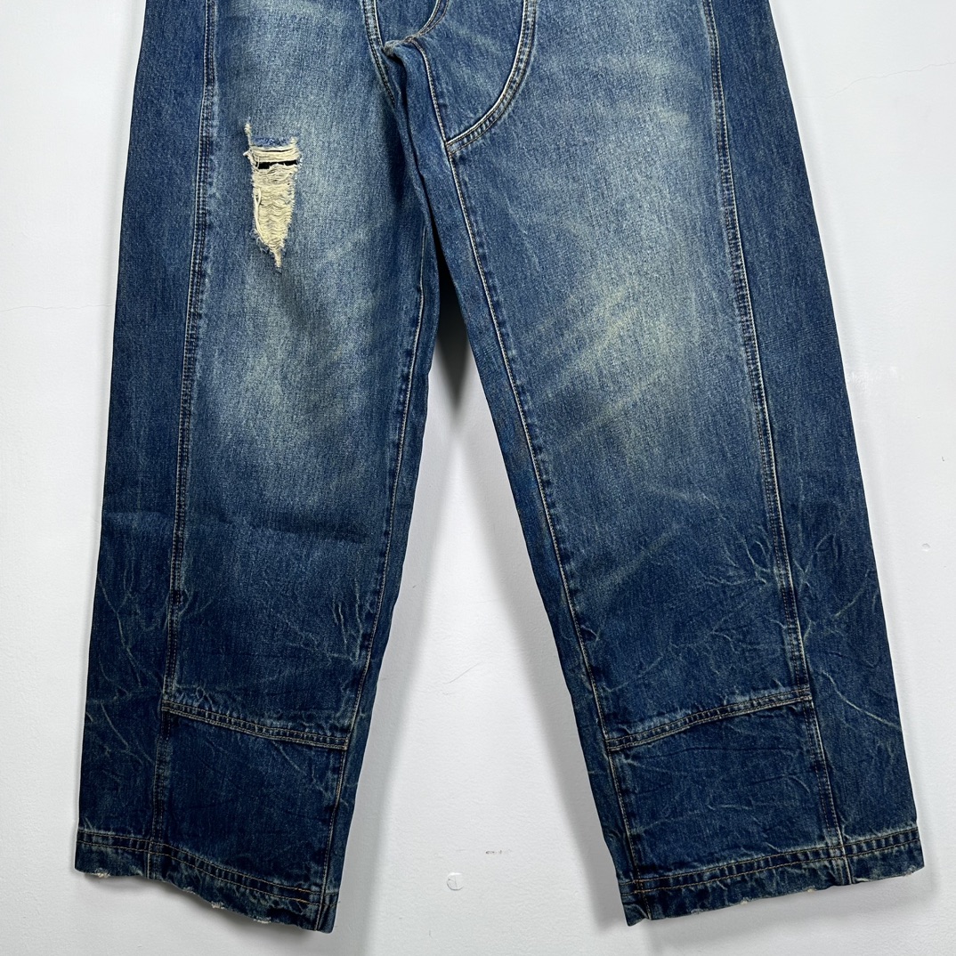 LOUIS VUITTON Washed denim workwear pants（1AFWYW）