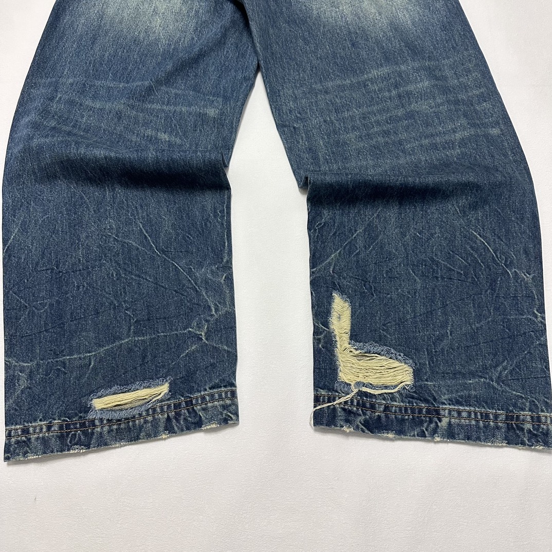 LOUIS VUITTON Washed denim workwear pants（1AFWYW）
