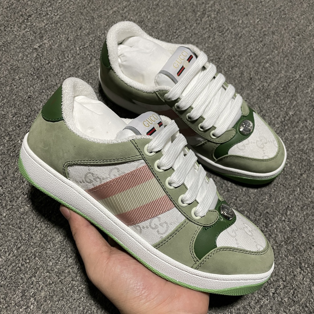 GUCCI Women's Screener sneaker（806629 FADXS 9158）