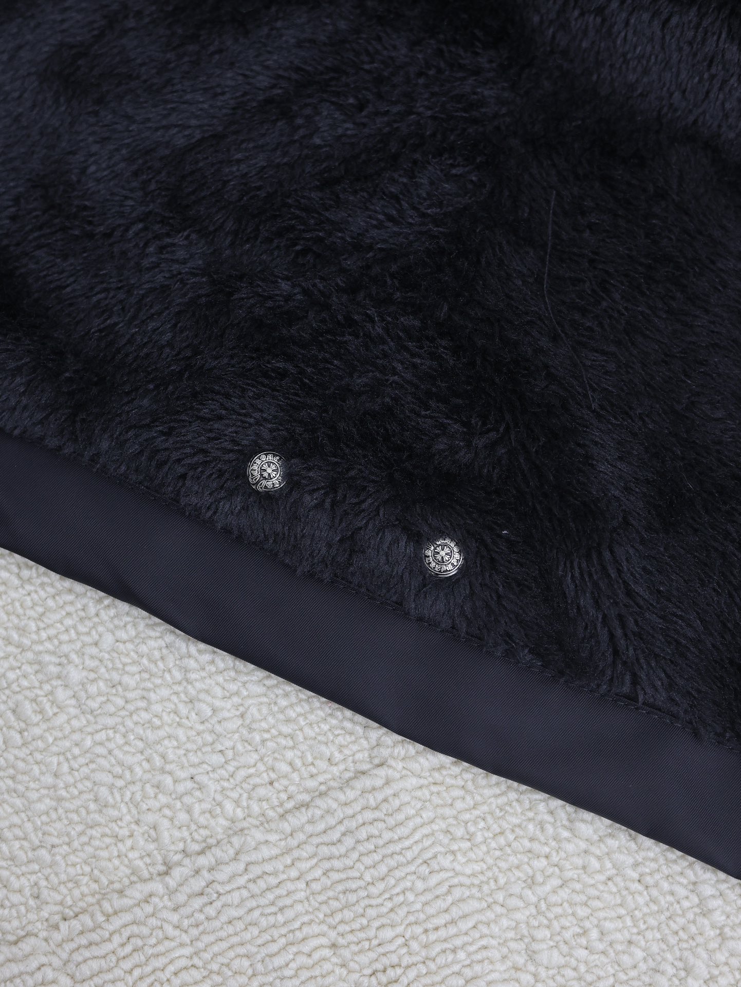 Chrome Hearts Cobra 3 Cemetery Cross Patch Nylon Racing Jacket "Black/White/Red" (CH-2024-1000）