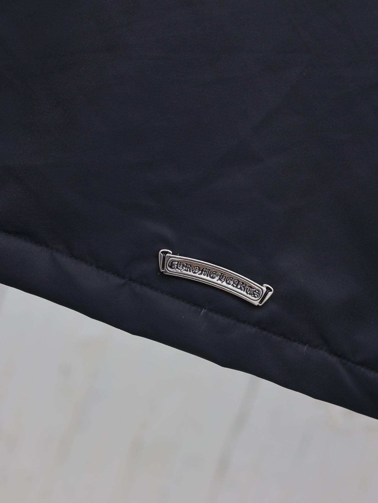 Chrome Hearts Cobra 3 Cemetery Cross Patch Nylon Racing Jacket "Black/White/Red" (CH-2024-1000）