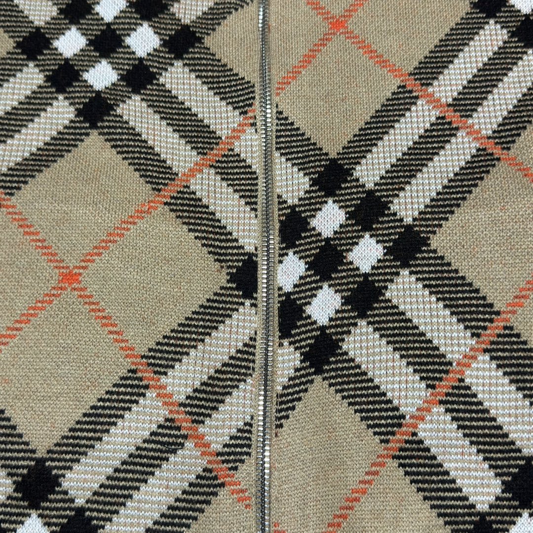 Burberry Check wool mohair blend jacket（80950871）