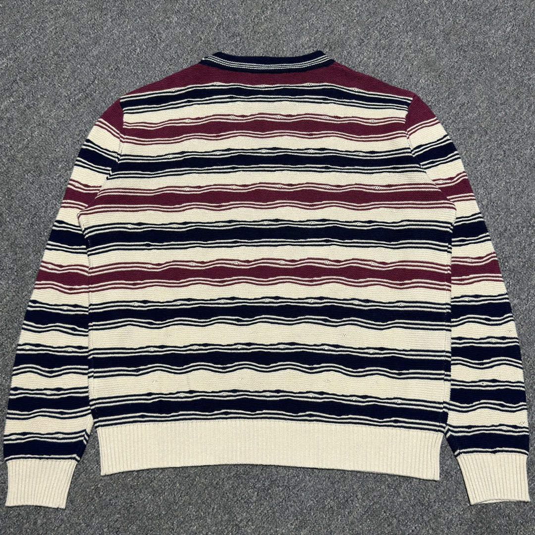 Bottega Veneta Distorted Stripe Linen & Cotton Sweater（5001076482）