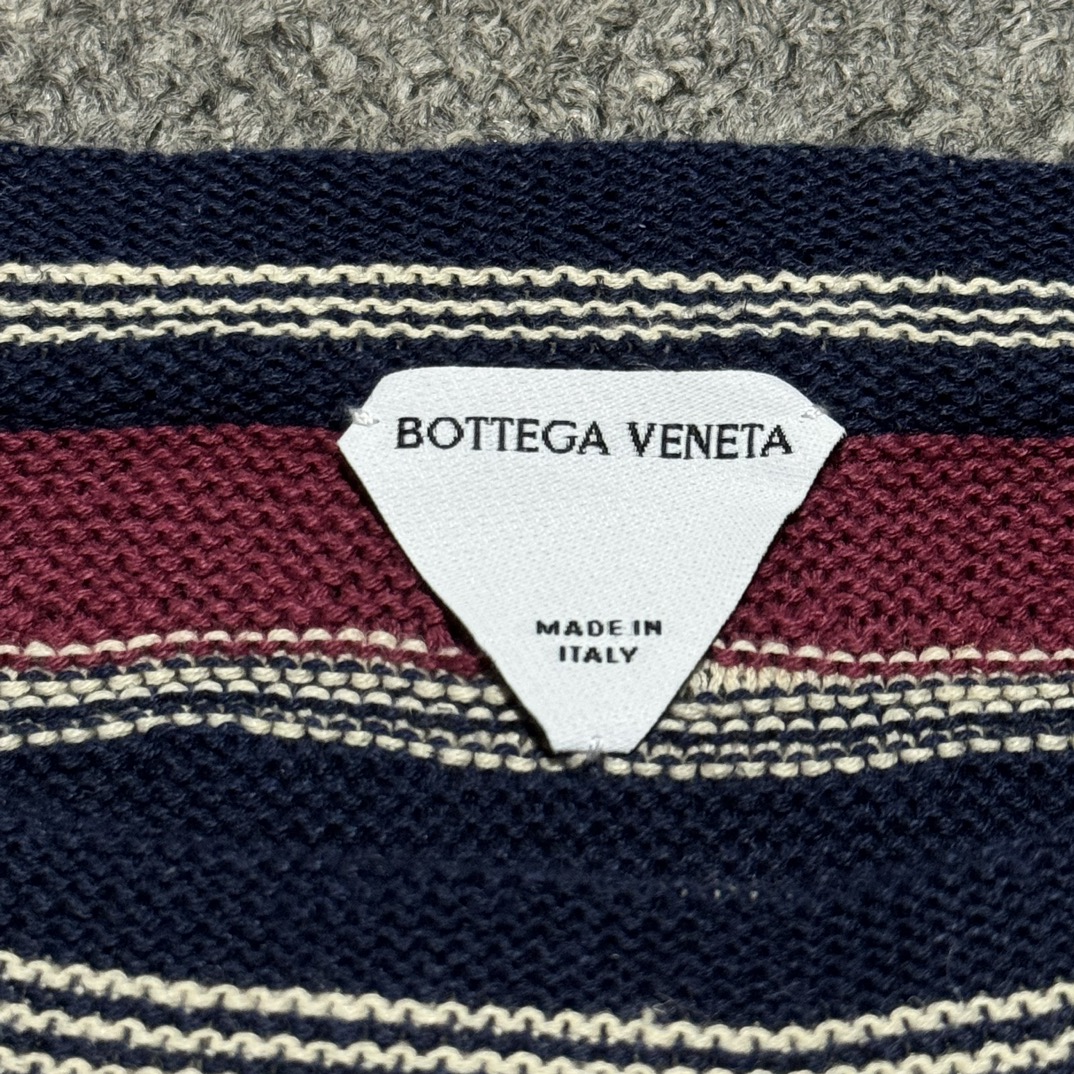 Bottega Veneta Distorted Stripe Linen & Cotton Sweater（5001076482）