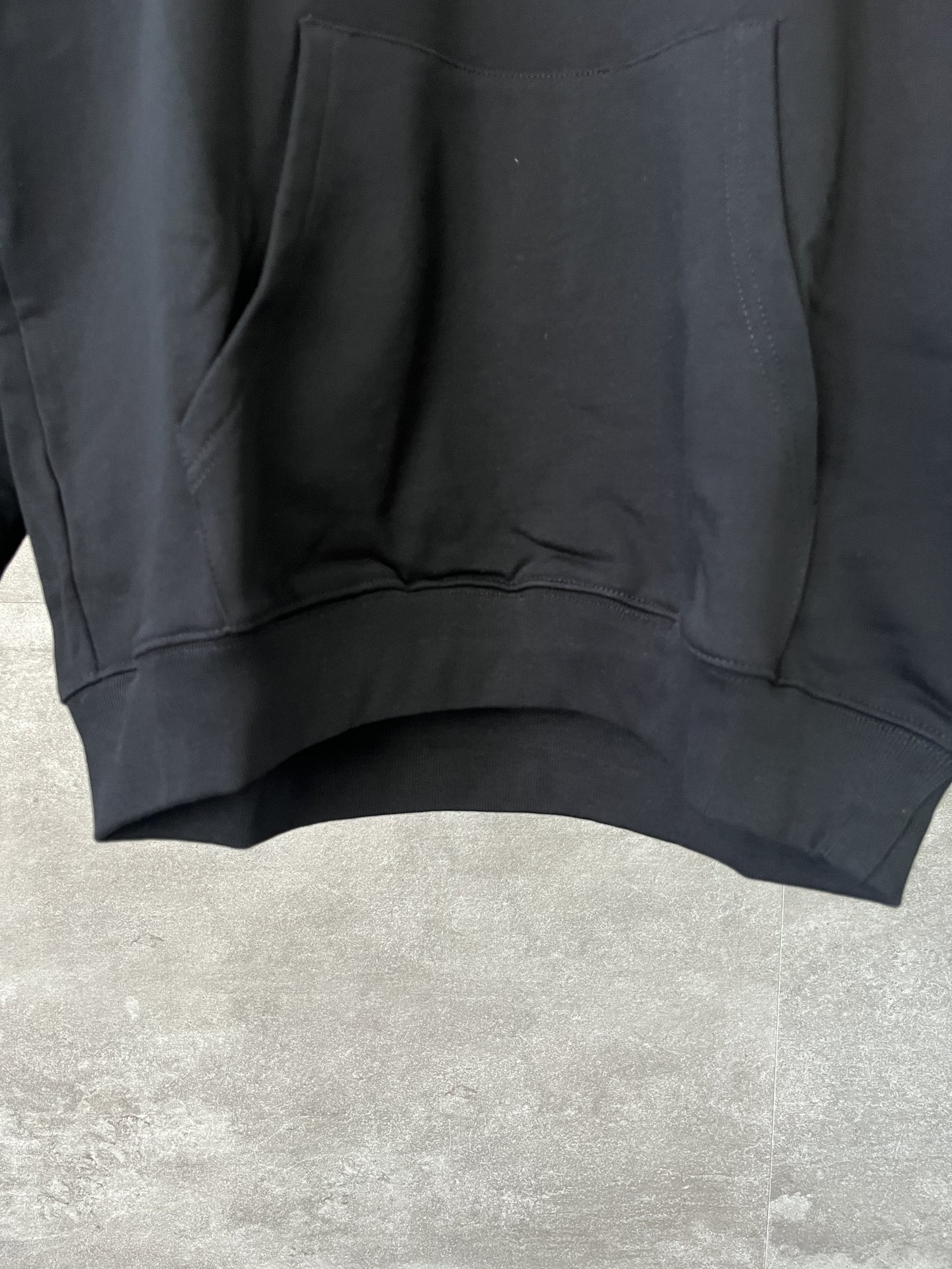 Balenciaga Loose hooded Long Sleeves Hoodie Black (570792TEV191000）