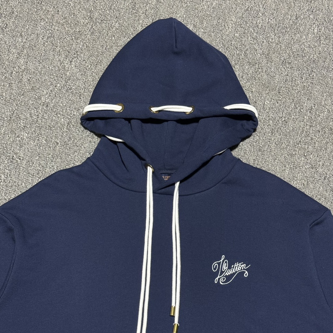 Louis Vuitton Cotton jersey hoodie（1AFR32）