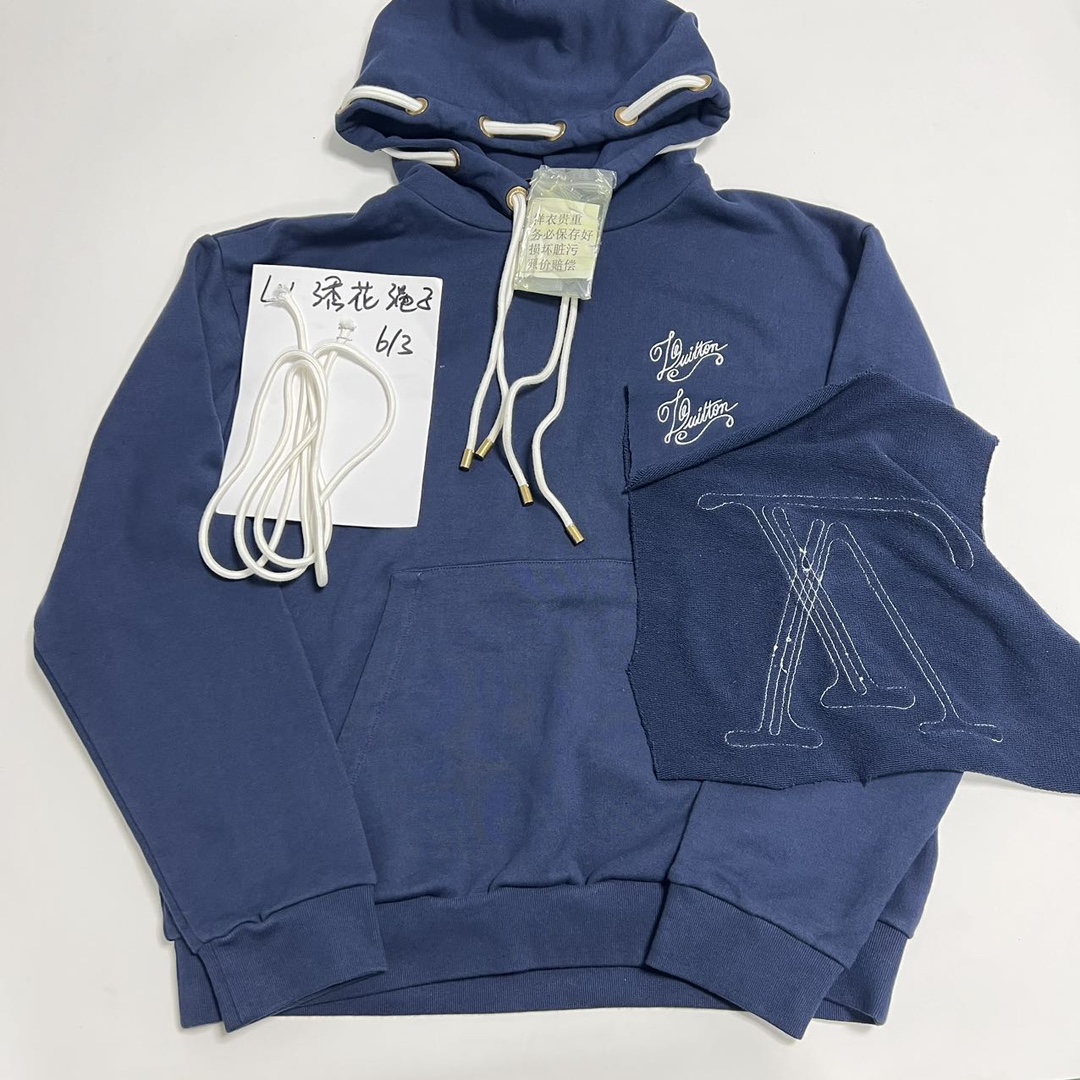 Louis Vuitton Cotton jersey hoodie（1AFR32）