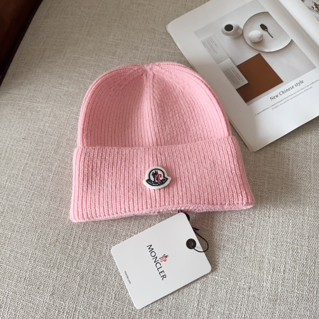MONCLER Ribbed Knit Wool Beanie（3B00063M1900750）ウール（7色展開）