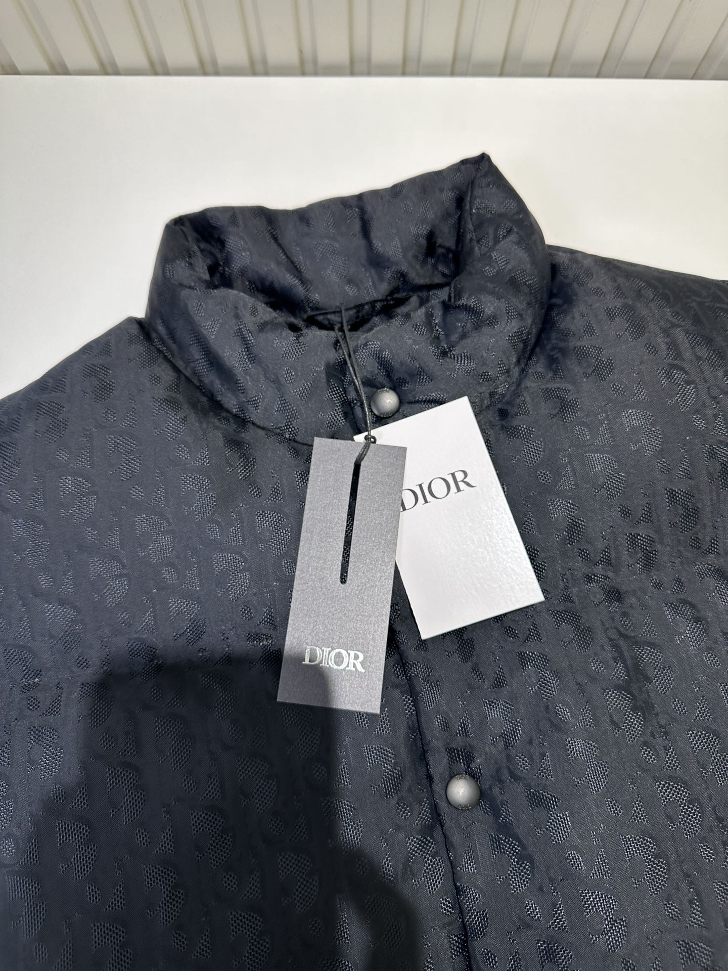 Dior Oblique Lightweight Puffer Vest Technical Jacquard "Black"（513C415A6479_C989）