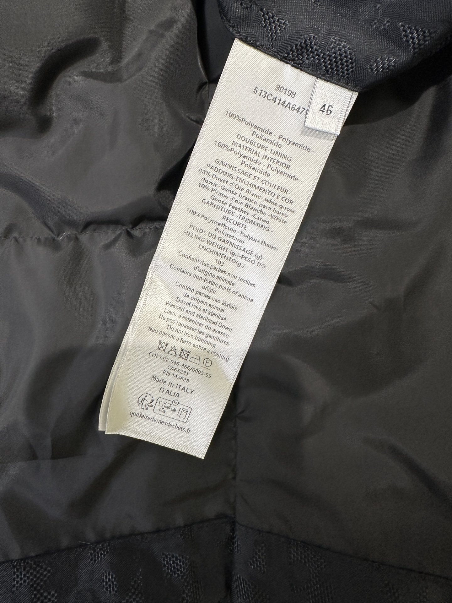 Dior Puffer overshirt Dior Oblique technical jacquard（513C414A6479_C989）