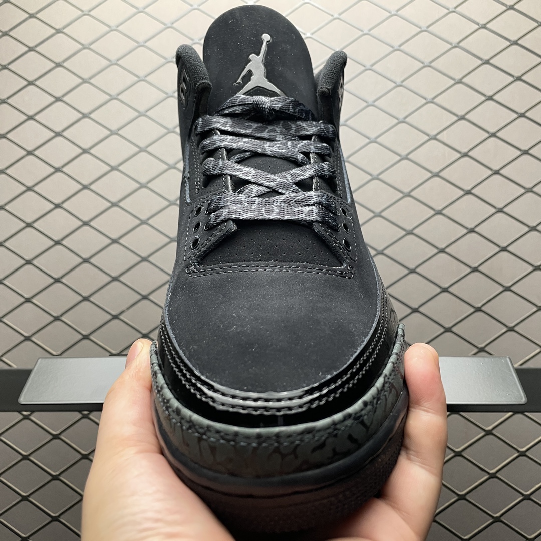 Nike Air Jordan 3 "Black Cat" (2024)（CT8532-001）