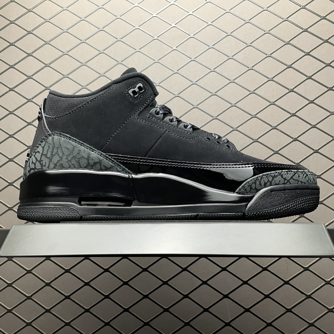 Nike Air Jordan 3 "Black Cat" (2024)（CT8532-001）