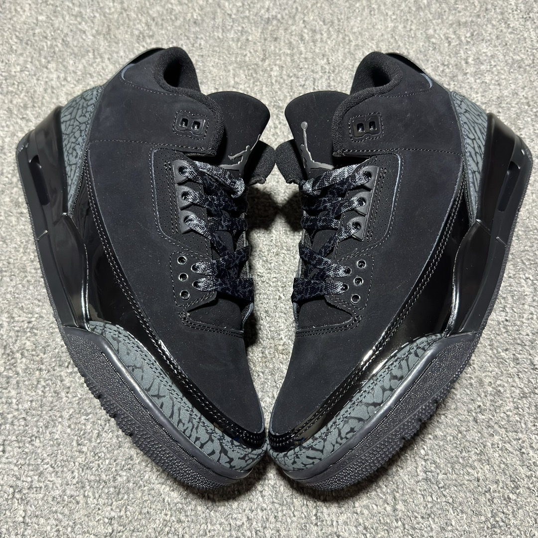 Nike Air Jordan 3 "Black Cat" (2024)（CT8532-001）