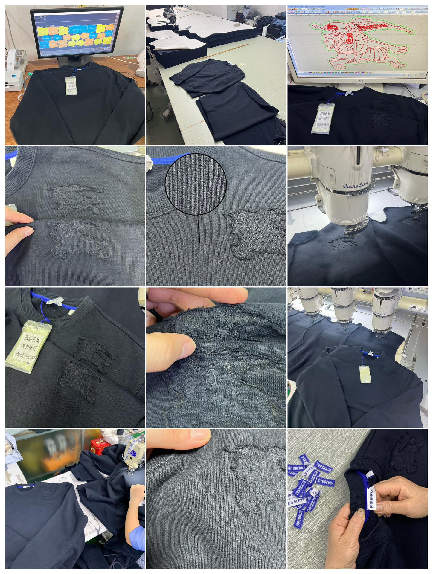 BURBERRY Cotton Sweatshirt（80945981）