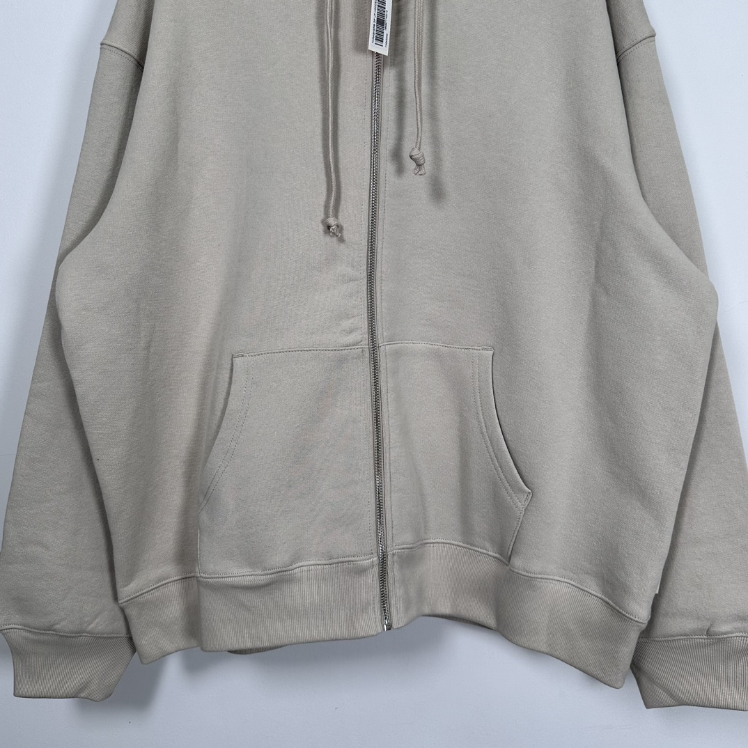 Supreme x Thrasher Zip Up Hooded Sweatshirt "Stone"（SUP-FW24-119）