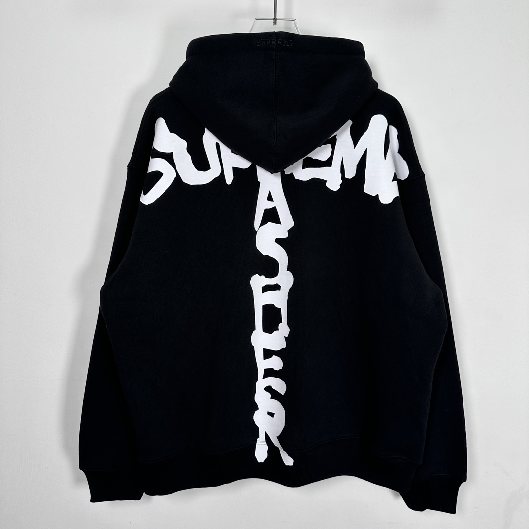 Supreme x Thrasher Zip Up Hooded Sweatshirt "Stone"（SUP-FW24-119）