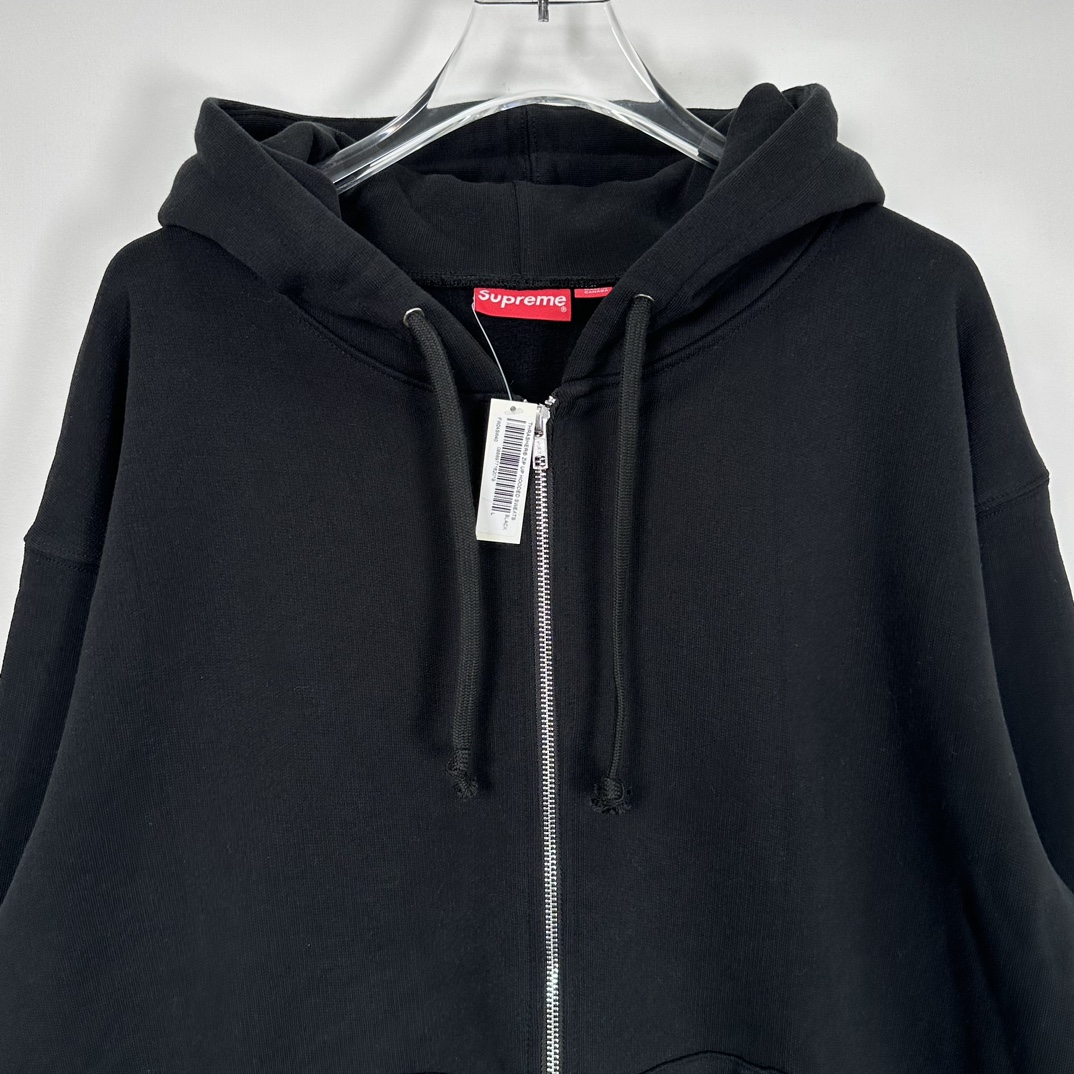 Supreme x Thrasher Zip Up Hooded Sweatshirt "Stone"（SUP-FW24-119）