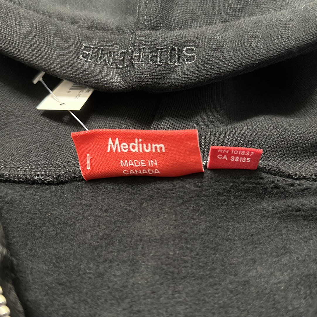 Supreme x Thrasher Zip Up Hooded Sweatshirt "Stone"（SUP-FW24-119）