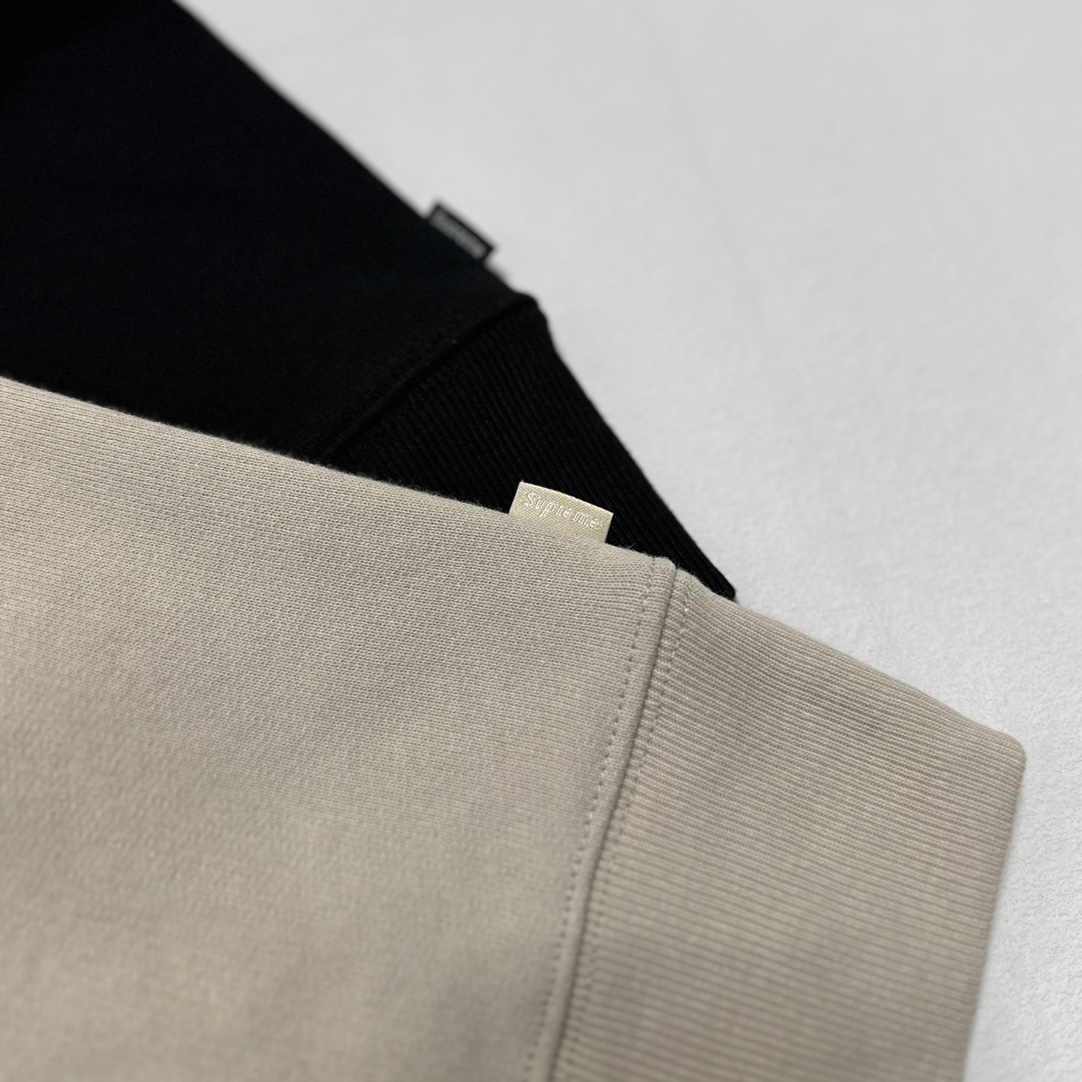 Supreme x Thrasher Zip Up Hooded Sweatshirt "Stone"（SUP-FW24-119）