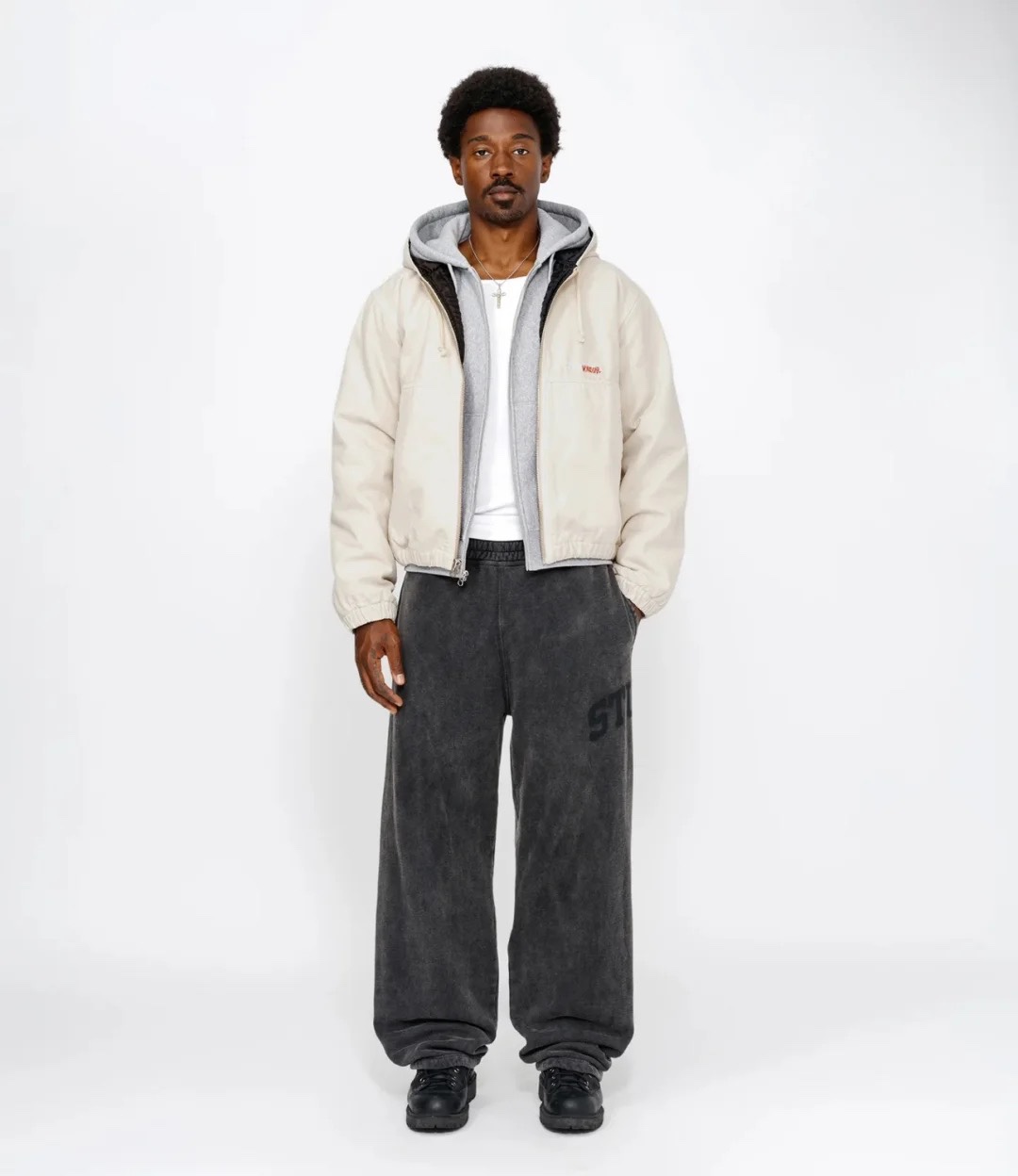 Stussy Faded Graphic Fleece Pant Stussy Faded Graphic Fleece Pant