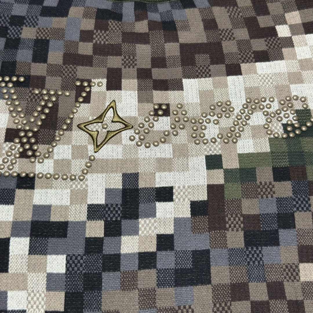 Louis Vuitton Damier Cotton Jacquard Pullover （1AFIVT）