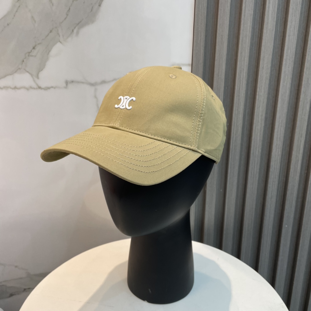 CELINE Triomphe Baseball Cap（AA01C234X）