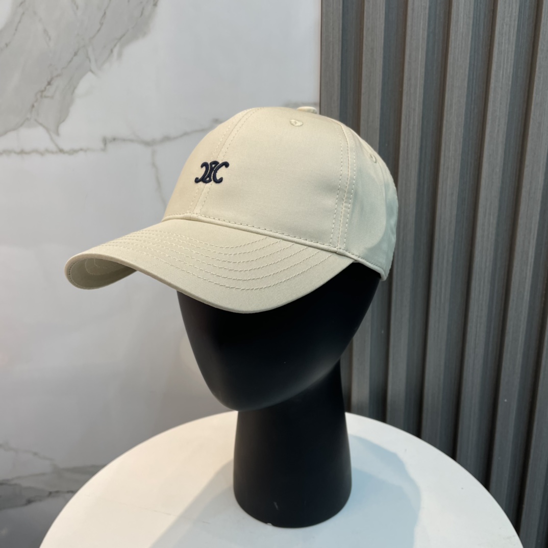 CELINE Triomphe Baseball Cap（AA01C234X）
