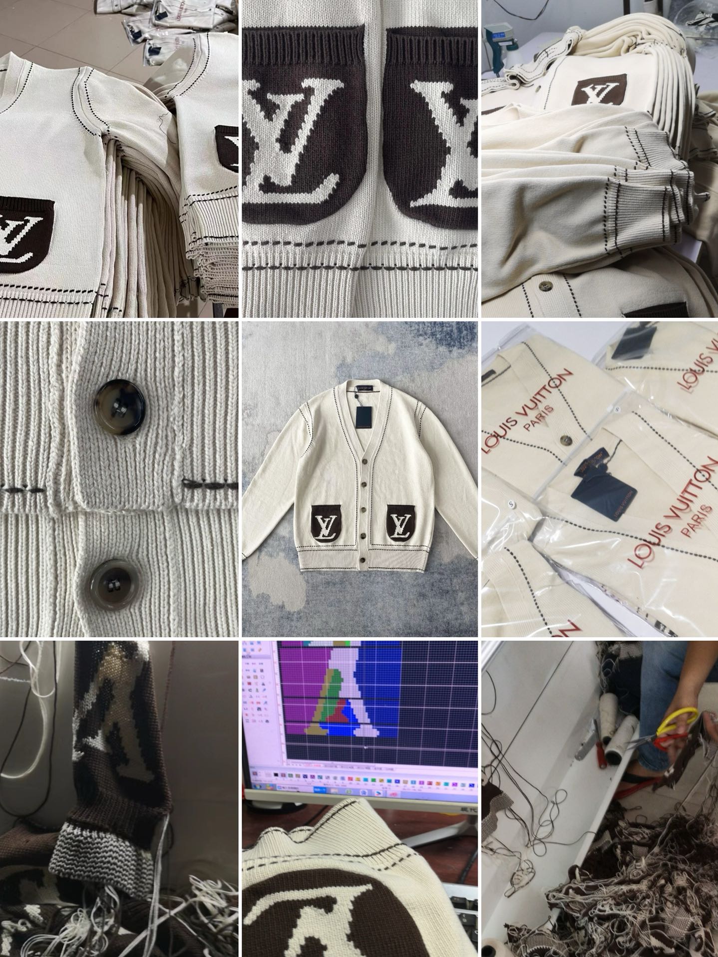 Louis Vuitton Signature Light Cardigan - Ready to Wear（1AFPXW）