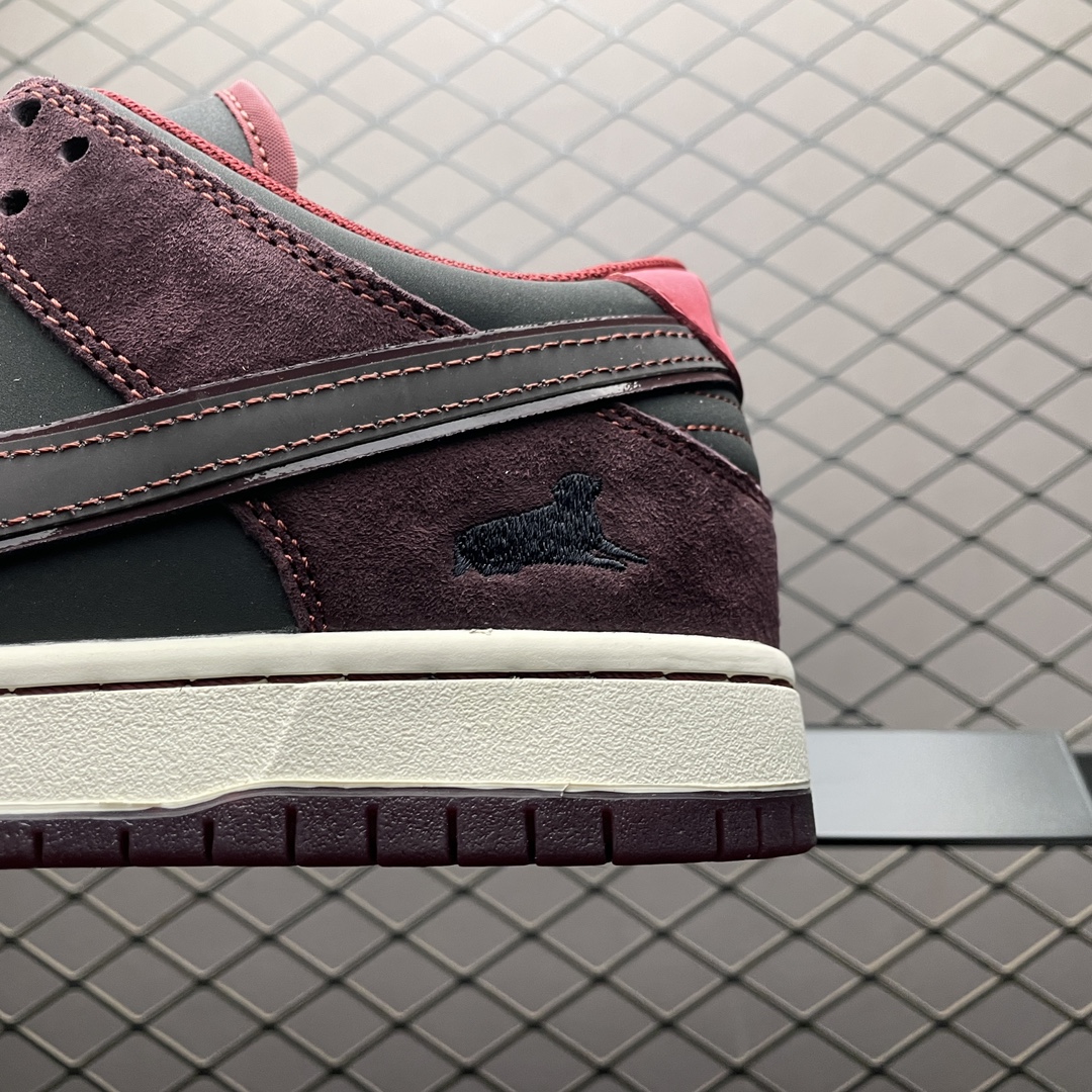 Riot Skateshop × Nike SB Dunk Low Pro "Mahogany"（FZ1289-200）