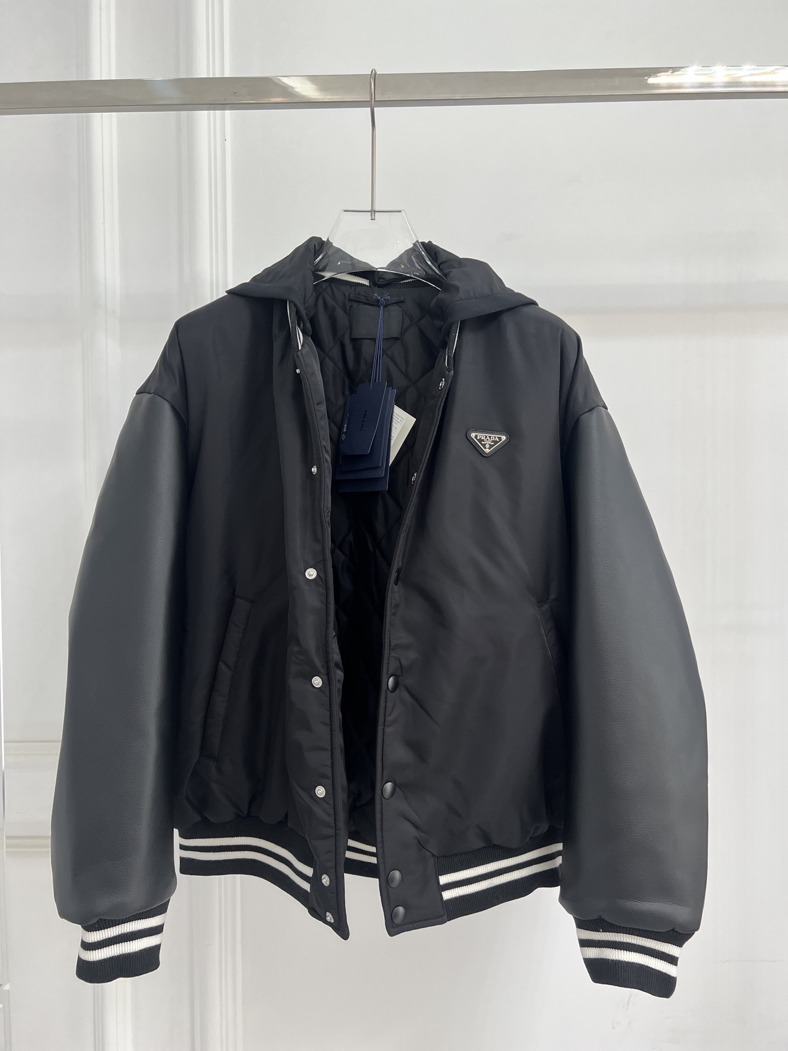 PRADA Oversized Re-Nylon bomber jacket