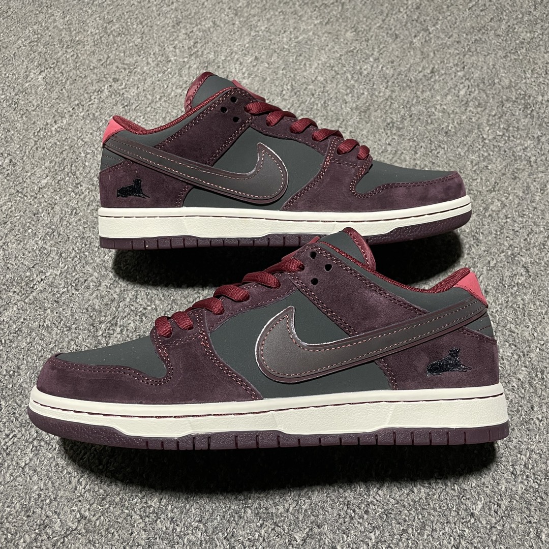 Riot Skateshop × Nike SB Dunk Low Pro "Mahogany"（FZ1289-200）