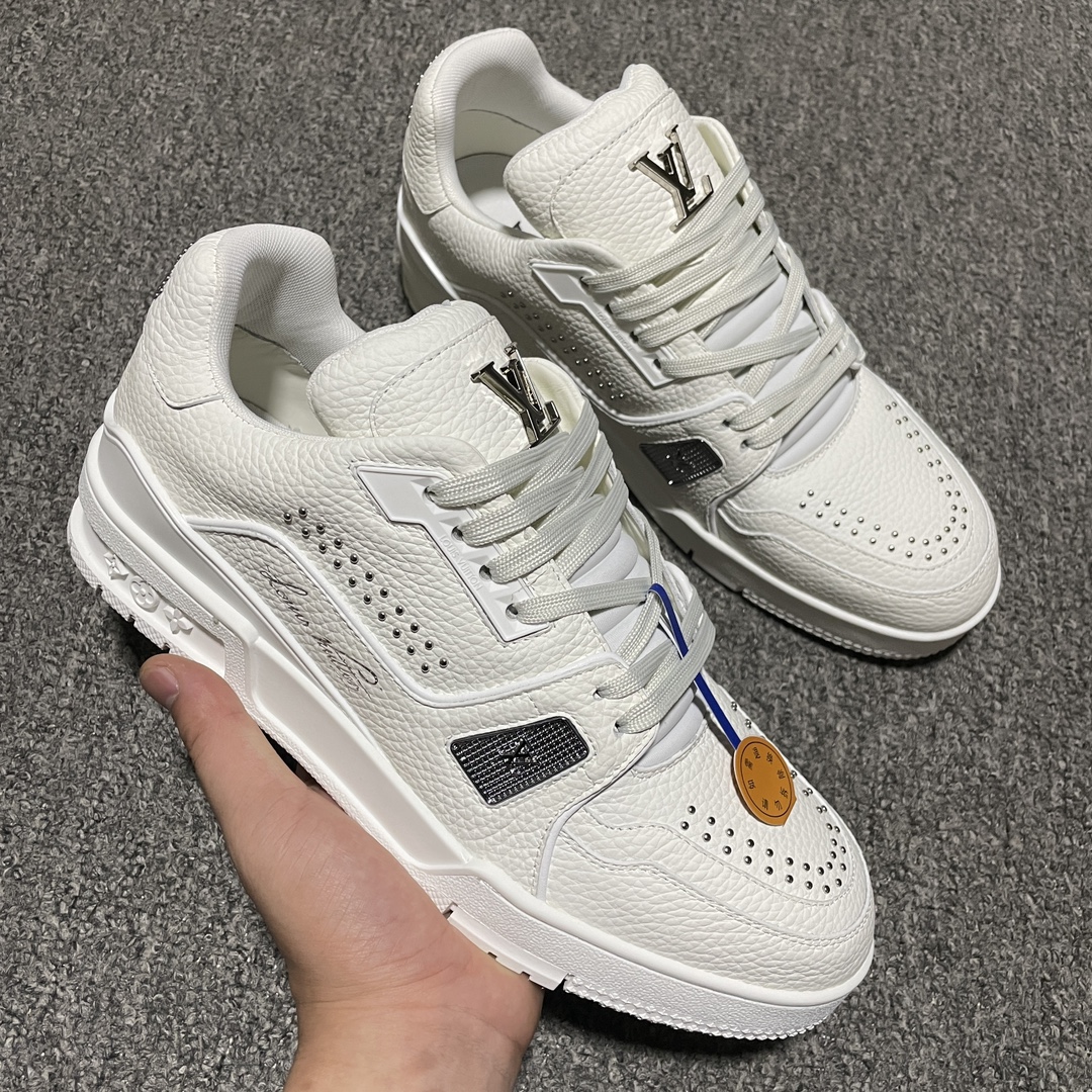 Louis Vuitton Trainer Maxi Line Sneakers LV(1ADDBW)