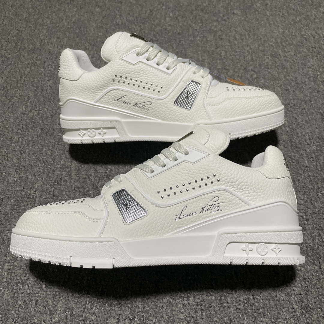 Louis Vuitton Trainer Maxi Line Sneakers LV(1ADDBW)