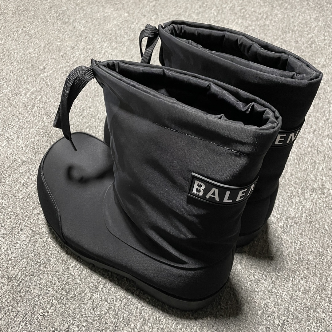 BALENCIAGA MENS Skiwear Alaska Low Boot Nylon "Black"（780561W4SA11000）