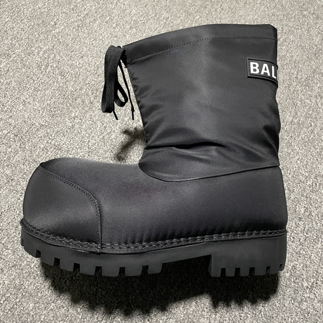 BALENCIAGA MENS Skiwear Alaska Low Boot Nylon "Black"（780561W4SA11000）