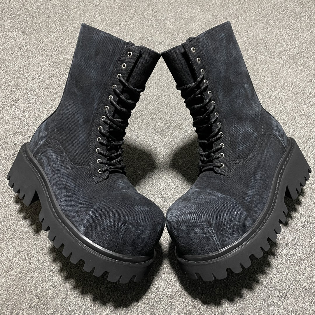 Balenciaga Men's Stomper Bootie in Black(805889W2H111000) Balenciaga Men's Stomper Bootie in Black(805889W2H111000)