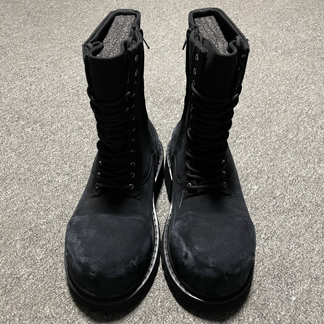 Balenciaga Men's Stomper Bootie in Black（805889W2H111000）