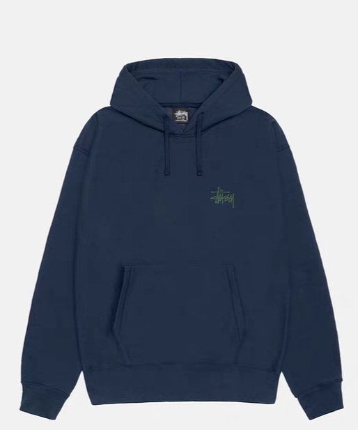 Stussy Built In Usa Hoodie "Ash Heather"（1925059）