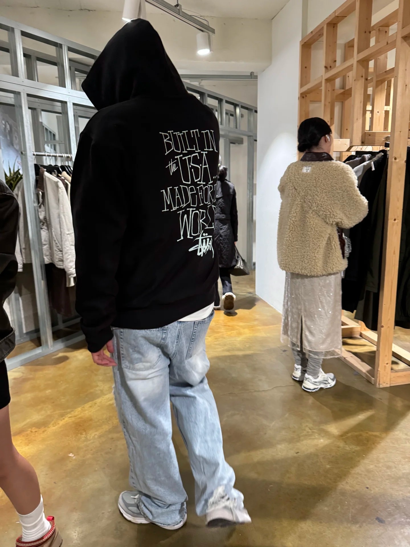 Stussy Built In Usa Hoodie "Ash Heather"（1925059）