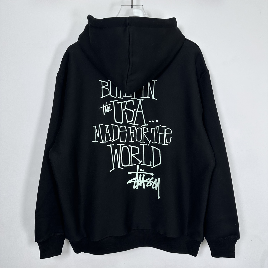 Stussy Built In Usa Hoodie "Ash Heather"（1925059）