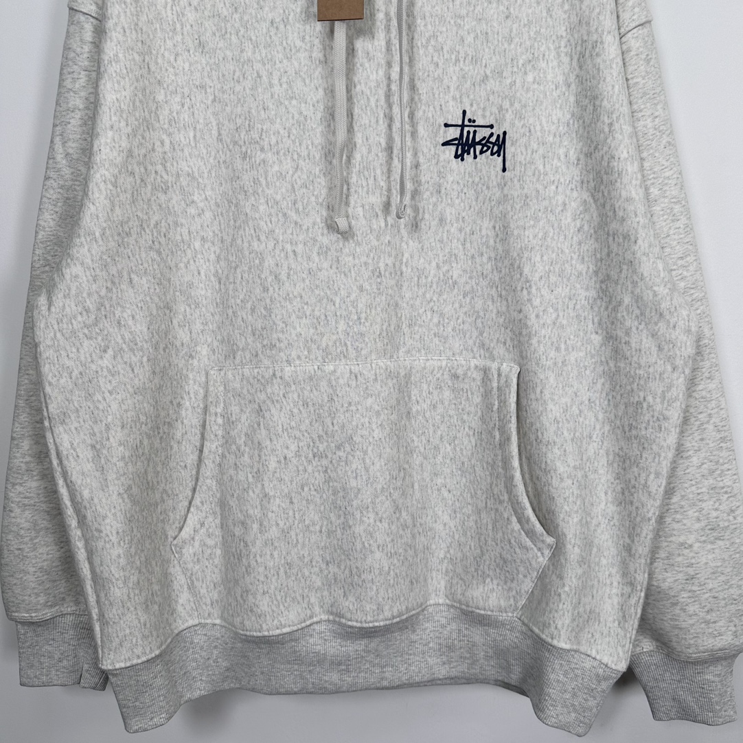 Stussy Built In Usa Hoodie "Ash Heather"（1925059）
