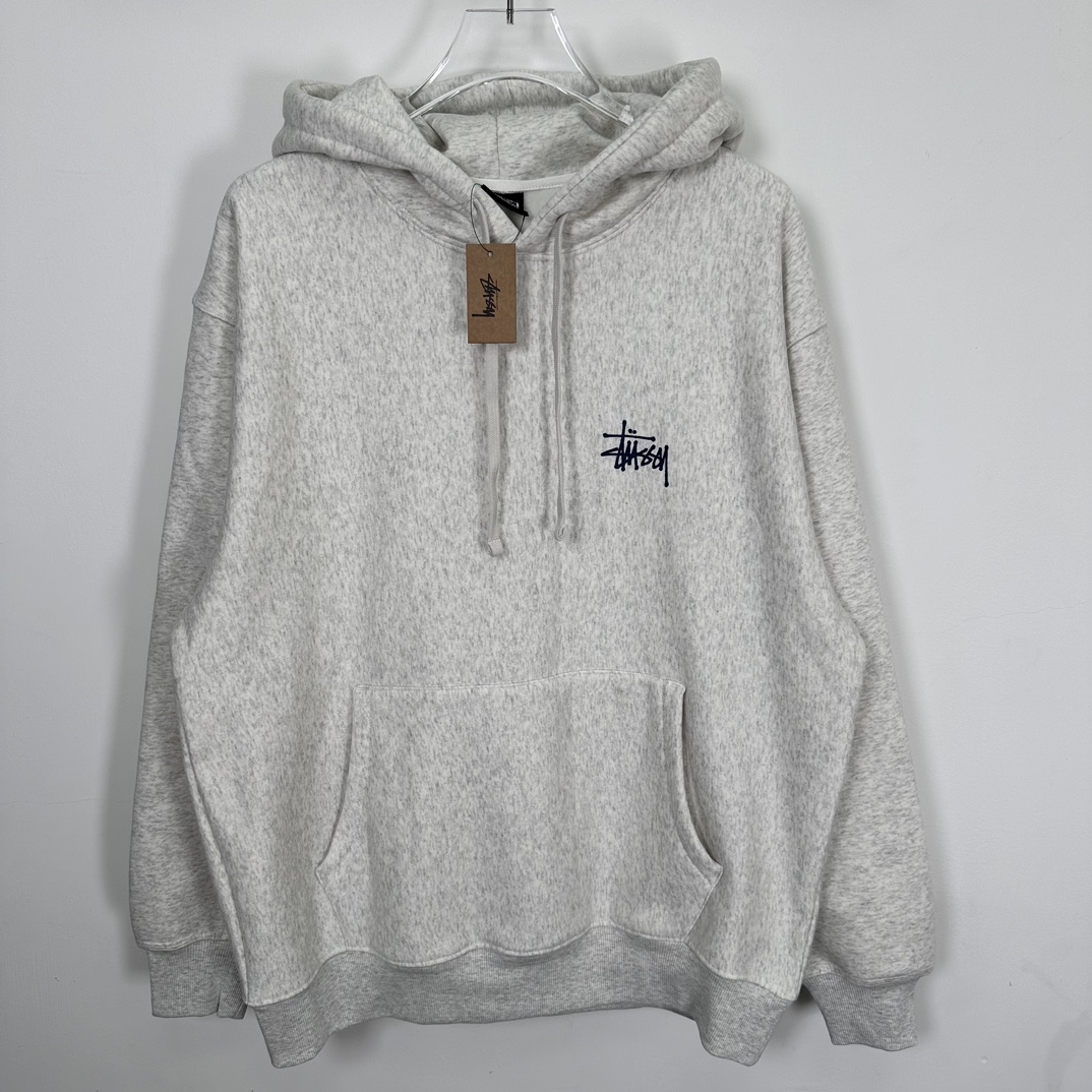 Stussy Built In Usa Hoodie "Ash Heather"（1925059）