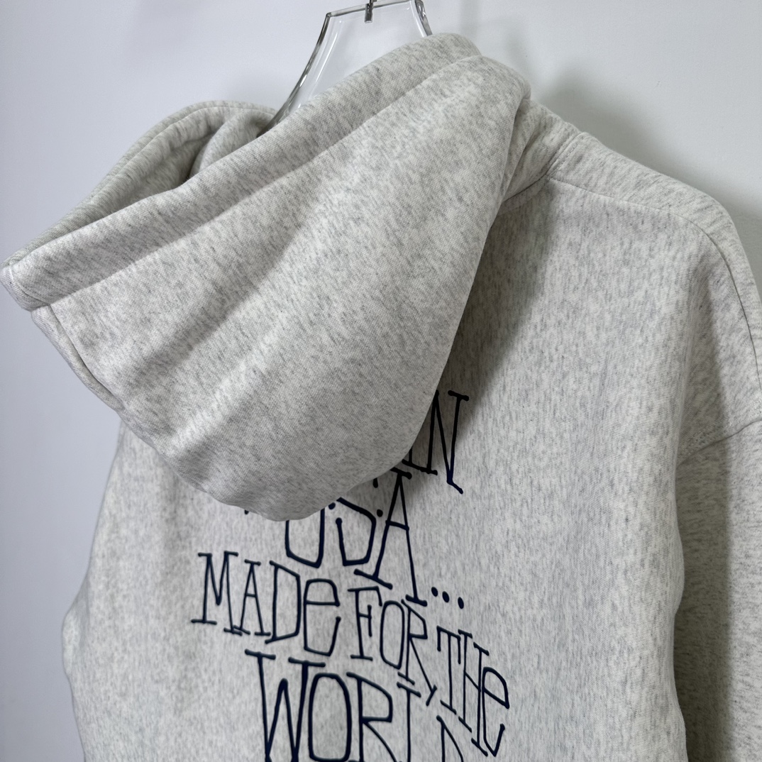 Stussy Built In Usa Hoodie "Ash Heather"（1925059）