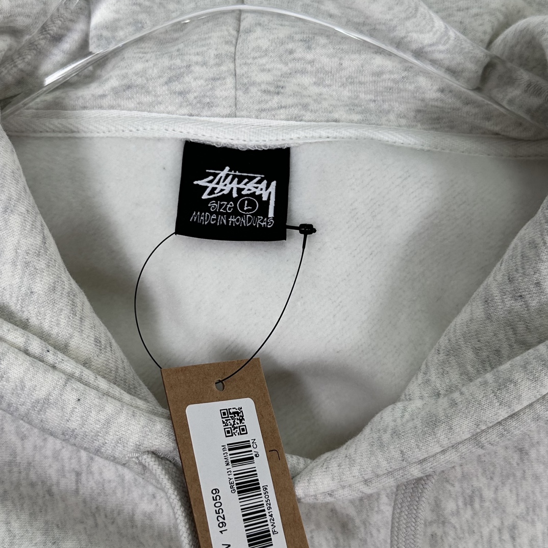 Stussy Built In Usa Hoodie "Ash Heather"（1925059）
