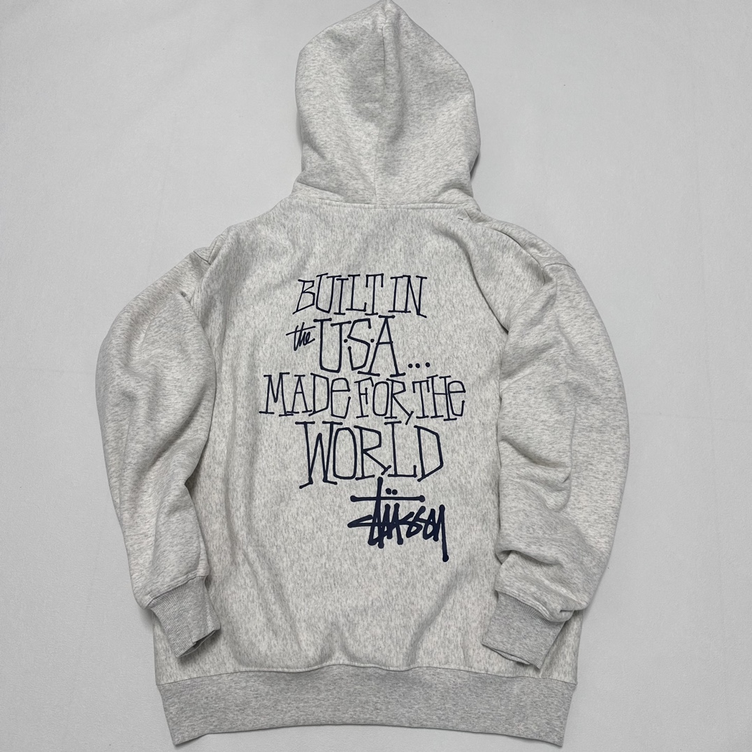 Stussy Built In Usa Hoodie "Ash Heather"（1925059）