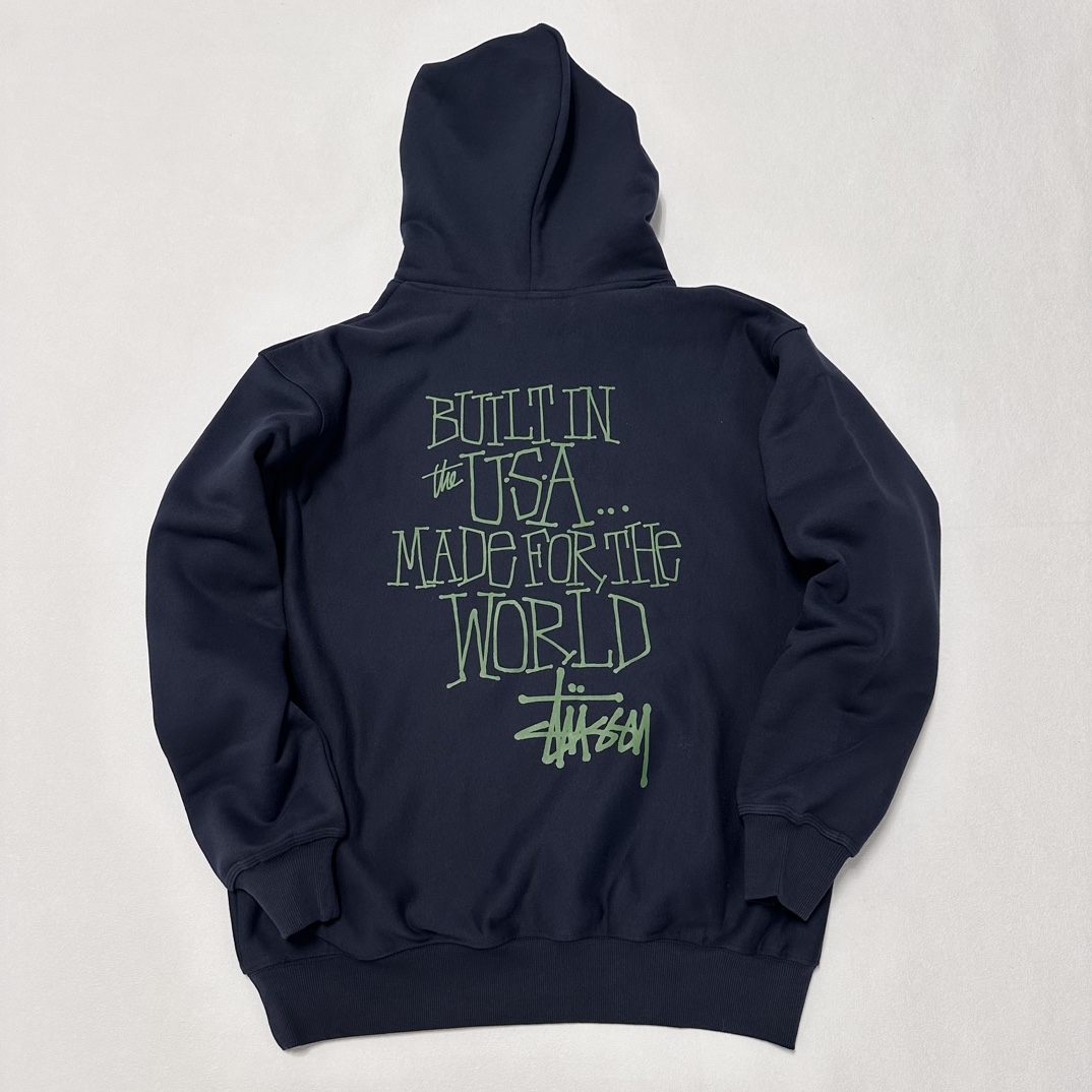 Stussy Built In Usa Hoodie "Ash Heather"（1925059）