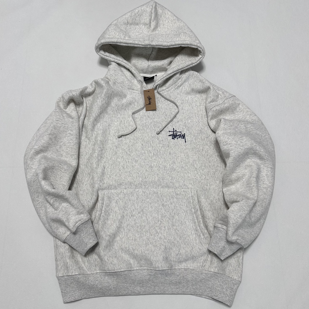 Stussy Built In Usa Hoodie "Ash Heather"（1925059）