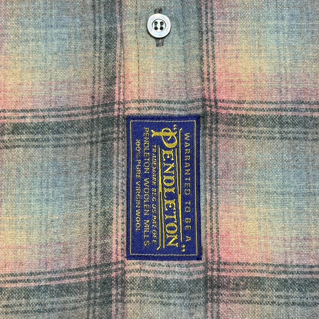 Maison Margiela Pendleton Oversized Shirt "Pink" (S67DT0010S78039001F）